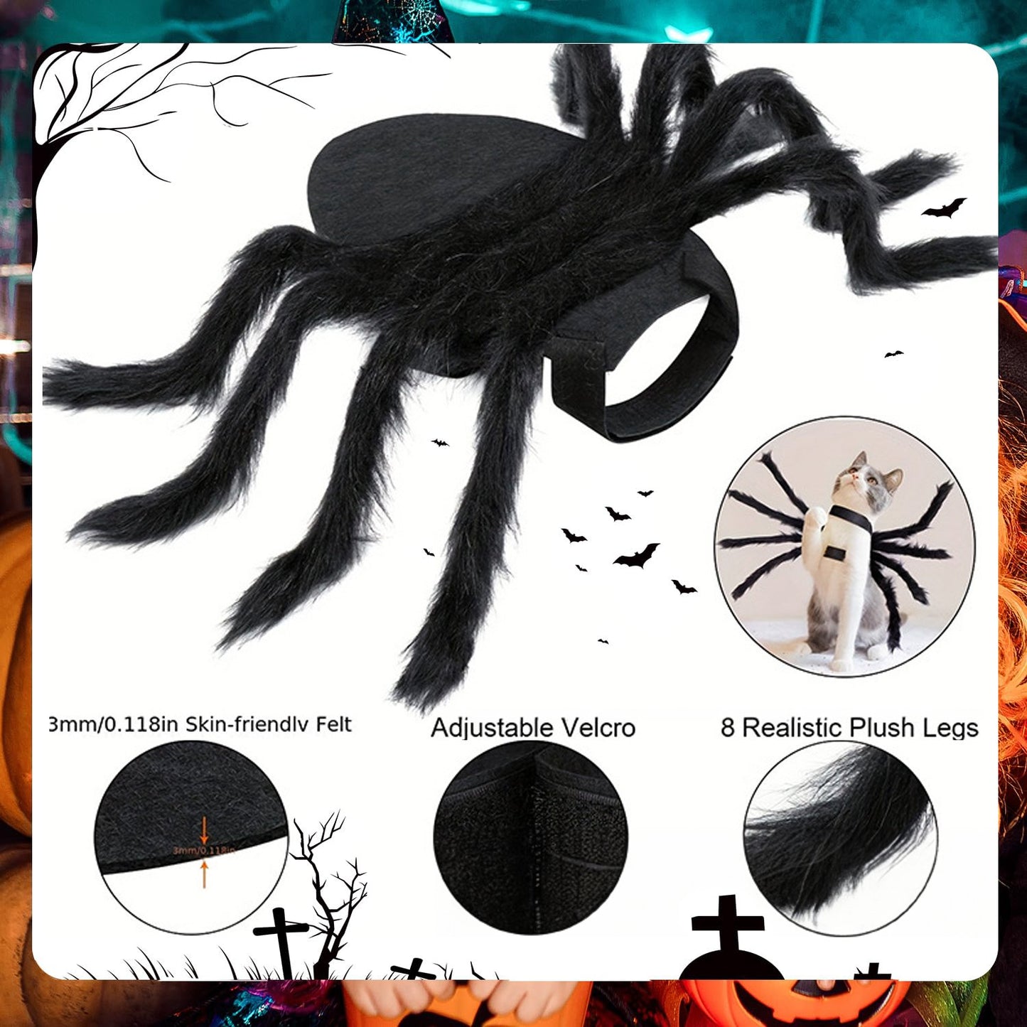Spooky Spider Pet Costume